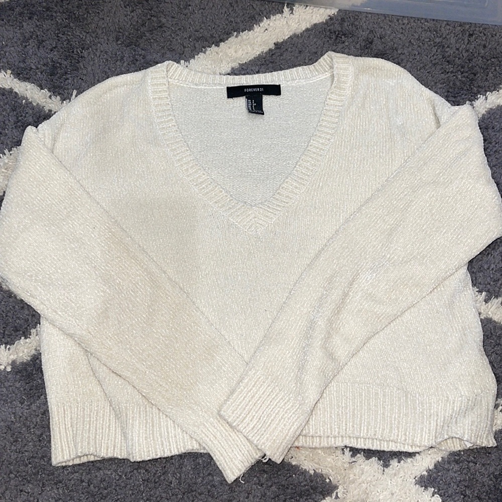 Cream soft sweater